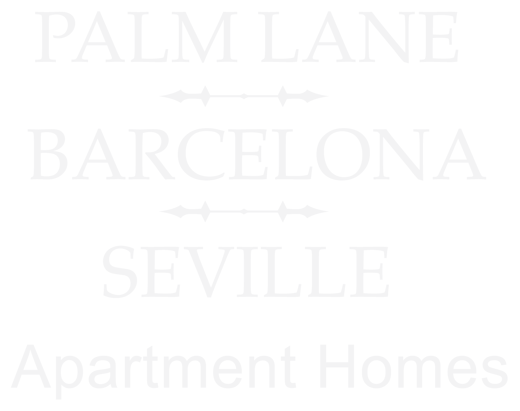 Barcelona, Palm Lane, Seville Apartment Homes Logo